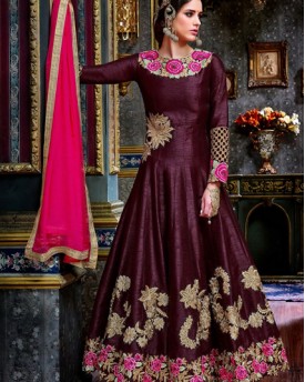Amazing Heavy Embroidery Anarkali Gown